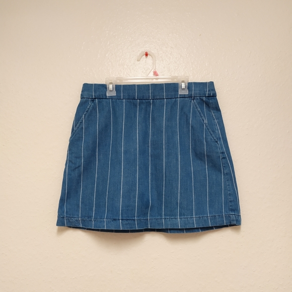 3 for $15 Topshop MOTO stripe a-line skirt EUC - Picture 5 of 8